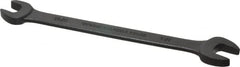 Proto - 5/16" x 3/8" Standard Open End Wrench - 5-1/4" OAL, Double End, Black Finish, 15° Head Angle - Benchmark Tooling