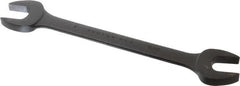 Proto - 15/16" x 1" Standard Open End Wrench - 11-31/64" OAL, Double End, Black Finish, 15° Head Angle - Benchmark Tooling