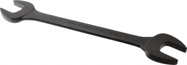 Proto - 1-3/8" x 1-7/16" Standard Open End Wrench - 15-7/8" OAL, Double End, Black Finish, 15° Head Angle - Benchmark Tooling