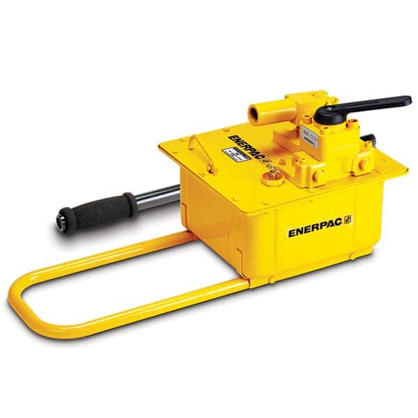 Enerpac - Manual Hydraulic Pumps Number of Stages: 2.000 Oil Volume Per Stroke (Cu. In.): 7.69 - Benchmark Tooling