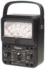 Simpson Electric - 12226, 1,000 VAC/VDC, Analog Manual Ranging Multimeter - 20 mOhm, Measures Voltage, Current, Resistance - Benchmark Tooling