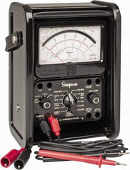 Simpson Electric - 12227, 1,000 VAC/VDC, Analog Manual Ranging Multimeter - 20 mOhm, Measures Voltage, Current, Resistance - Benchmark Tooling