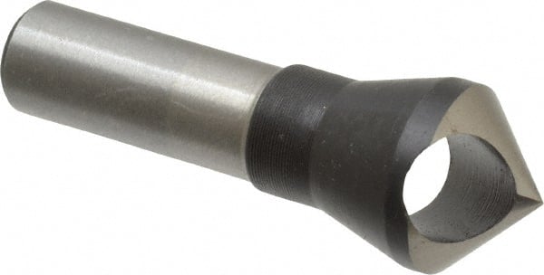 Interstate - 1/2" Shank Diam, 0 Flute 90° High Speed Steel Countersink - Benchmark Tooling