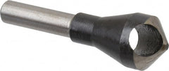 Interstate - 1/4" Shank Diam, 0 Flute 100° High Speed Steel Countersink - Benchmark Tooling