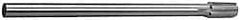 Made in USA - 29/32" Diam, 3/4" Max Diam Straight Shank, 1-1/2" Flute Length, Machine Expansion Reamer - Straight Flute, 10" OAL, Right Hand Cut, 8 Flutes, High Speed Steel, Bright Finish - Benchmark Tooling