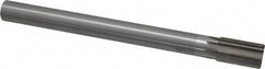 Interstate - 1" Diam, 0.873 to 0.875" Max Diam Straight Shank, 1-5/8" Flute Length, Machine Expansion Reamer - Straight Flute, 10-1/2" OAL, Right Hand Cut, 8 Flutes, High Speed Steel, Bright Finish - Benchmark Tooling