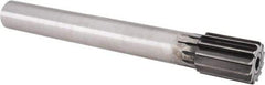 Interstate - 1-13/16" Diam, 1.498 to 1.5" Max Diam Straight Shank, 2-3/8" Flute Length, Machine Expansion Reamer - Straight Flute, 13-1/2" OAL, Right Hand Cut, 10 Flutes, High Speed Steel, Bright Finish - Benchmark Tooling