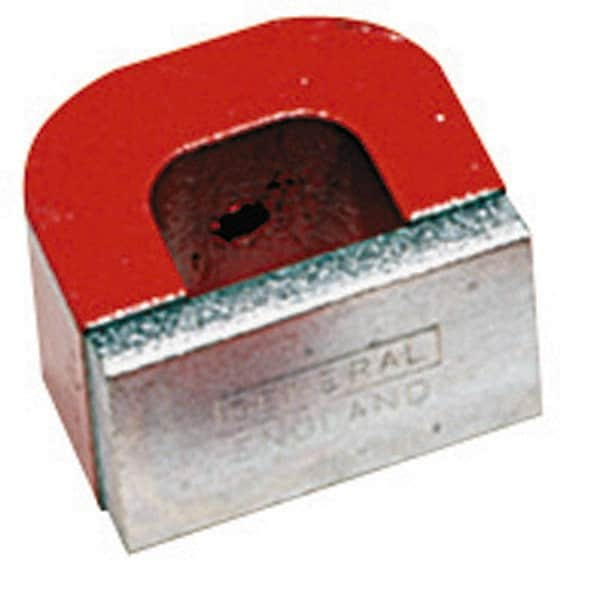 General - 1 Hole, 3/16" Hole Diam, 3" Overall Width, 15/16" Deep, 2-1/2" High, 50 Lb Average Pull Force, Alnico Power Magnets - 3/4" Pole Width - Benchmark Tooling