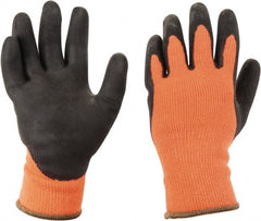 PRO-SAFE - Size M (8) Latex Coated Acrylic/Terry Cold Protection High Visibility Work Gloves - Benchmark Tooling