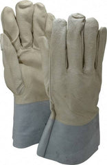 PRO-SAFE - Size XL Unlined Pigskin Welding Glove - 31.75cm OAL, Gauntlet Cuff, Straight Thumb, For MIG/TIG - Benchmark Tooling