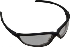 MCR Safety - Clear Lenses, Framed Safety Glasses - Anti-Fog, Scratch Resistant, Onyx/Graphite Gray Polycarbonate Frame, Size Universal, Wrap Around - Benchmark Tooling
