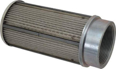 Parker - 30 Mesh, 380 LPM, 100 GPM, 4.47" Diam, Male/Female Magnetic Suction Strainer - 3 Port NPT, 9.35" Long - Benchmark Tooling