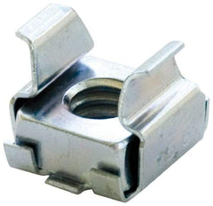 Value Collection - 3/8-16 Screw, 0.162 to 0.21" Thick, Spring Steel Cage Nut - Zinc-Plated Finish - Benchmark Tooling