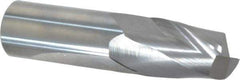 Hertel - 1", 1-1/2" LOC, 1" Shank Diam, 4" OAL, 2 Flute, Solid Carbide Square End Mill - Single End, Uncoated, Spiral Flute, 30° Helix, Centercutting, Right Hand Cut - Benchmark Tooling