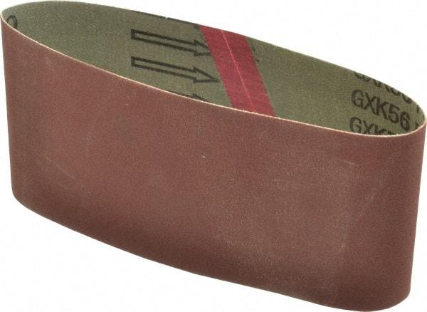 Tru-Maxx - 3-1/2" Wide x 15-1/2" OAL, 320 Grit, Aluminum Oxide Abrasive Belt - Aluminum Oxide, Extra Fine, Coated - Benchmark Tooling