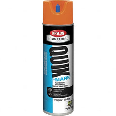 Krylon - 20 fl oz Orange Marking Paint - 50 to 60 Sq Ft Coverage, Water-Based Formula - Benchmark Tooling