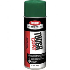 Krylon - Medium Green, 12 oz Net Fill, High Gloss, Enamel Spray Paint - 20 to 25 Sq Ft per Can, 16 oz Container, Use on Conduits, Ducts, Electrical Equipment, Machinery, Metal, Motors, Pipelines & Marking Areas, Railings, Steel Bars, Tool Boxes, Tools - Benchmark Tooling