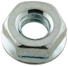 Value Collection - #4-40, Zinc Plated, Steel Hex Nut with Conical Washer - 5/16" Washer Diam, 7/32" Width Across Flats - Benchmark Tooling