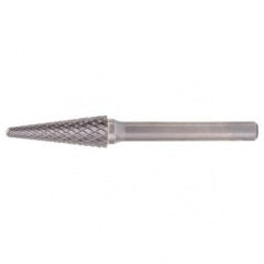 SL-3 Double Cut Solid Carbide Bur-Cone Radius Shape - Benchmark Tooling