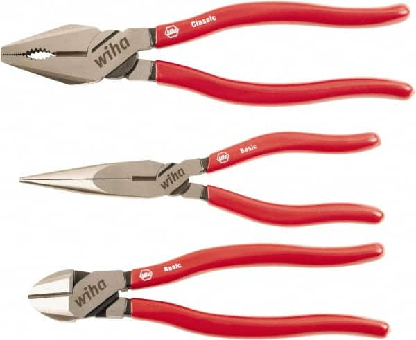 Wiha - 3 Piece Cutting Plier Set - Comes in Box - Benchmark Tooling