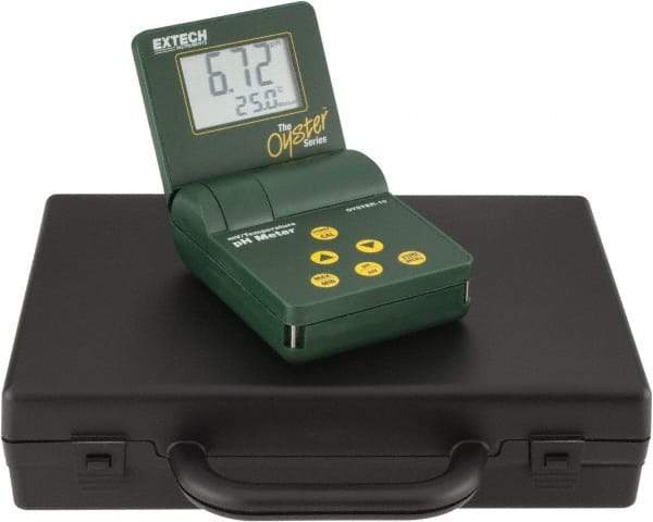 Extech - 0 to 14 pH, pH/mV/Temp Meter - 212°F - Benchmark Tooling