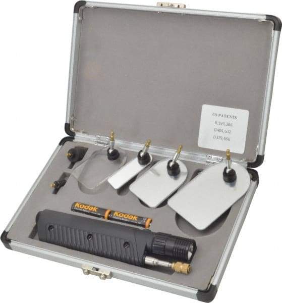 Mayhew - 9 Piece Lighted Retrieving Tool Kit - Contains Acrylic Inspection Mirrors - Benchmark Tooling