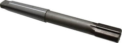 Interstate - 1-1/4" Diam, 0.998 to 0.9995" Max Diam 4MT Morse Taper Shank, 1-7/8" Flute Length, Machine Expansion Reamer - Straight Flute, 11-1/2" OAL, Right Hand Cut, 8 Flutes, High Speed Steel, Bright Finish - Benchmark Tooling