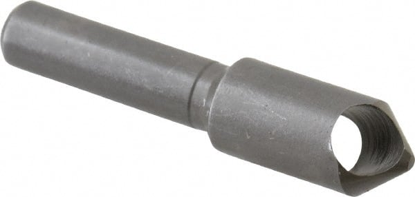 Weldon - 11/32" Head Diam, 1/4" Shank Diam, 82° High Speed Steel Countersink - Benchmark Tooling