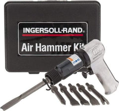 Ingersoll-Rand - 3,000 BPM, 2.28 Inch Long Stroke, Pneumatic Chiseling Hammer - 15 CFM Air Consumption, 1/4 NPTF Inlet - Benchmark Tooling