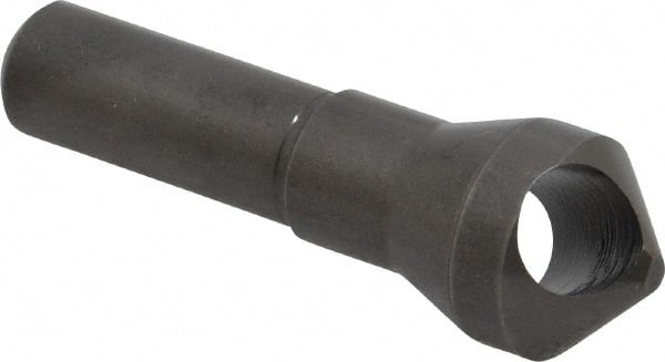 Weldon - 13/16" Head Diam, 1/2" Shank Diam, 90° High Speed Steel Countersink - Benchmark Tooling