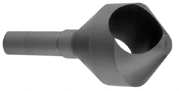 Weldon - 17/64" Head Diam, 1/4" Shank Diam, 82° High Speed Steel Countersink - Benchmark Tooling