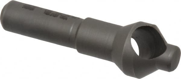 Weldon - 41/64" Head Diam, 3/8" Shank Diam, 82° High Speed Steel Countersink - Benchmark Tooling