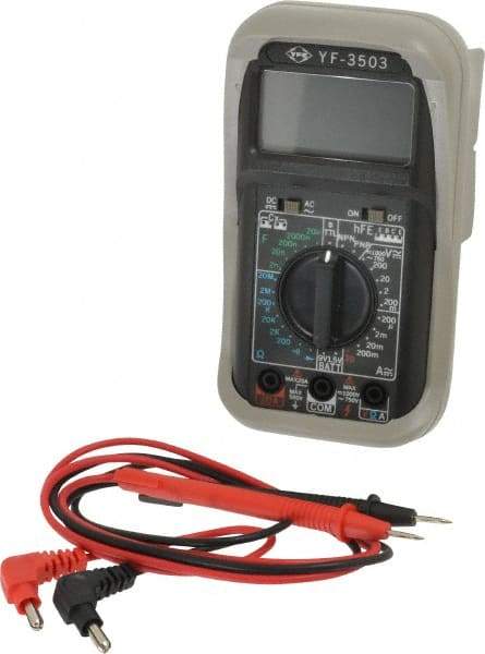 Value Collection - YF-3503, 1,000 VDC, Digital Multimeter - 20 mOhm, Measures Voltage, Capacitance, Current, Resistance - Benchmark Tooling