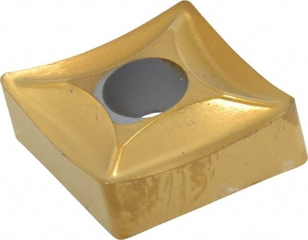 Kennametal - CNMS432 Grade KC730 Carbide Turning Insert - TiN Finish, 80° Diamond, 1/2" Inscr Circle, 3/16" Thick, 1/32" Corner Radius - Benchmark Tooling