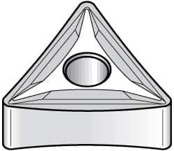 Kennametal - TNGP331 K Grade KC7310 Carbide Turning Insert - TiAlN Finish, 60° Triangle, 3/8" Inscr Circle, 3/16" Thick, 1/64" Corner Radius - Benchmark Tooling