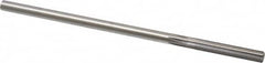 Made in USA - 1/4" High Speed Steel 6 Flute Chucking Reamer - Straight Flute, 0.2405" Straight Shank, 1-1/2" Flute Length, 6" OAL - Benchmark Tooling