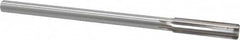Made in USA - 0.4365" High Speed Steel 6 Flute Chucking Reamer - Straight Flute, 0.373" Straight Shank, 1-3/4" Flute Length, 7" OAL - Benchmark Tooling
