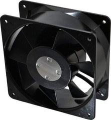 Value Collection - 115 Volts, AC, 260 CFM, Square Tube Axial Fan - 0.49 Amp Rating, 2,900 to 3,400 RPM, 6.3" High x 6.3" Wide x 2.44" Deep - Benchmark Tooling