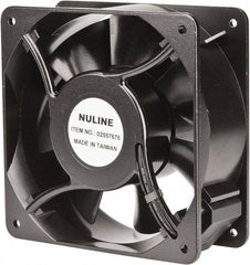 Value Collection - 230 Volts, AC, 260 CFM, Square Tube Axial Fan - 0.28 Amp Rating, 2,900 to 3,400 RPM, 6.3" High x 6.3" Wide x 2.44" Deep - Benchmark Tooling