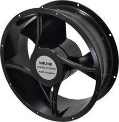 Value Collection - 230 Volts, AC, 550 CFM, Round Tube Axial Fan - 0.19 Amp Rating, 1,400 to 1,650 RPM, 10" High x 10" Wide x 3-1/2" Deep - Benchmark Tooling