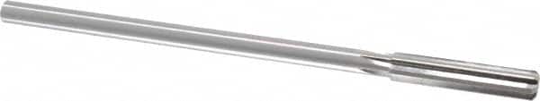 Made in USA - 0.373" High Speed Steel 6 Flute Chucking Reamer - Straight Flute, 0.3105" Straight Shank, 1-3/4" Flute Length, 7" OAL - Benchmark Tooling
