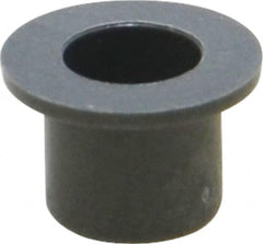 Igus - 3/16" Inside x 1/4" Outside Diam, Thermoplastic Sleeve Bearing - 3/8" Outside Diam, 0.032" Flange Thickness, 1/4" OAL - Benchmark Tooling