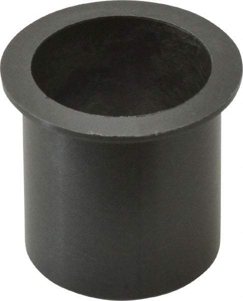 Igus - 1" Inside x 1-1/8" Outside Diam, Thermoplastic Sleeve Bearing - 1-3/8" Outside Diam, 1/16" Flange Thickness, 1-1/4" OAL - Benchmark Tooling