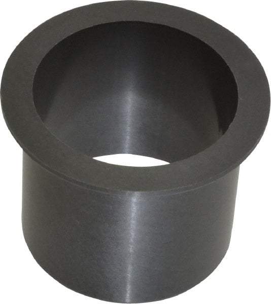 Igus - 1-1/2" Inside x 1-21/32" Outside Diam, Thermoplastic Sleeve Bearing - 2" Outside Diam, 0.078" Flange Thickness, 1-1/2" OAL - Benchmark Tooling