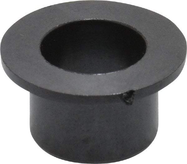Igus - 3/8" Inside x 15/32" Outside Diam, Thermoplastic Sleeve Bearing - 11/16" Outside Diam, 0.046" Flange Thickness, 3/8" OAL - Benchmark Tooling