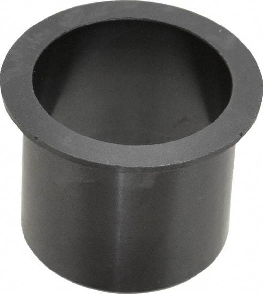 Igus - 1-1/2" Inside x 1-21/32" Outside Diam, Thermoplastic Sleeve Bearing - 2" Outside Diam, 0.078" Flange Thickness, 1-1/2" OAL - Benchmark Tooling