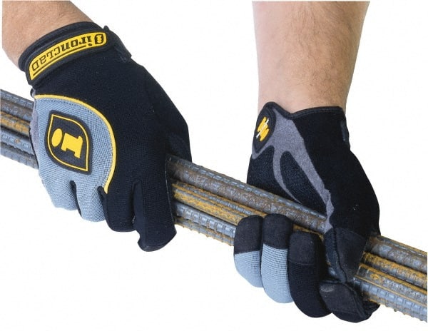 ironCLAD - Size L (9-10) Synthetic Leather Anti-Vibration/Impact Protection Work Gloves - Benchmark Tooling