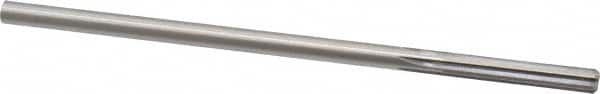 Interstate - 1/4" High Speed Steel Chucking Reamer - Straight Flute, 0.2405" Straight Shank, 1-1/2" Flute Length, 6" OAL - Benchmark Tooling