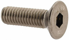 Value Collection - M6x1.00 Metric Coarse Hex Socket Drive, 90° Flat Screw - Grade 316 & Austenitic A4 Stainless Steel, Partially Threaded, 20mm OAL - Benchmark Tooling