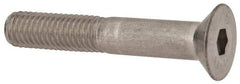 Value Collection - M8x1.25 Metric Coarse Hex Socket Drive, 90° Flat Screw - Grade 316 & Austenitic A4 Stainless Steel, Partially Threaded, 50mm OAL - Benchmark Tooling